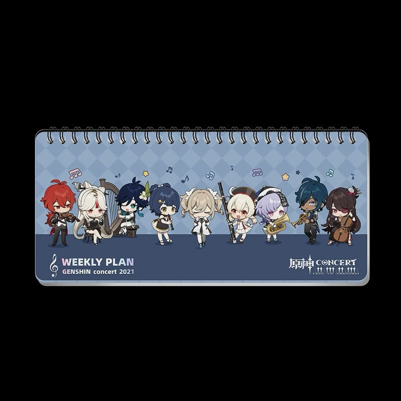 Genshin Impact Concert Theme Symphony Dream Weekly Planner
