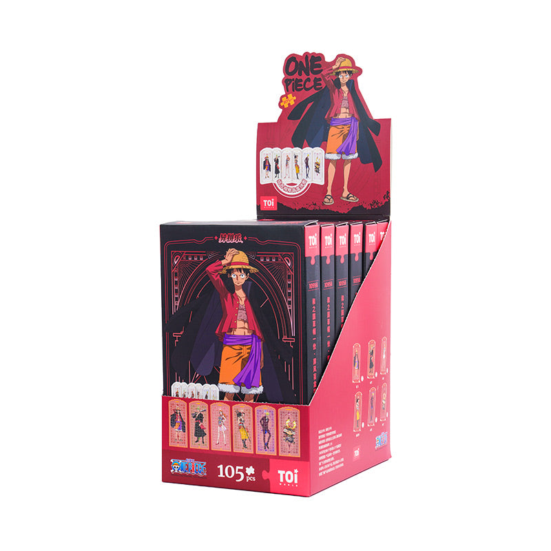 One Piece Folding Screen Puzzle Blind Box 105 Pieces
