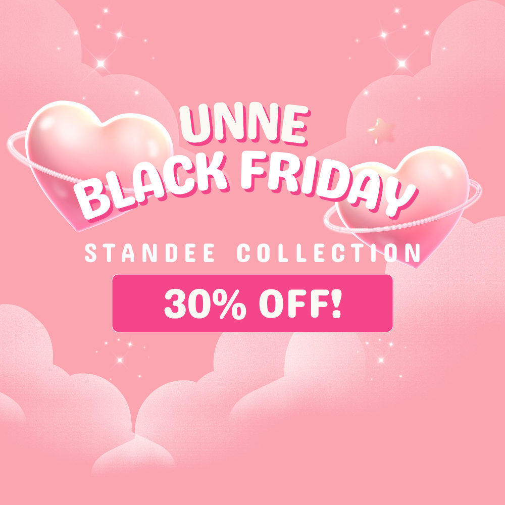 30% OFF Merch Standees — Black Friday Month 2025!