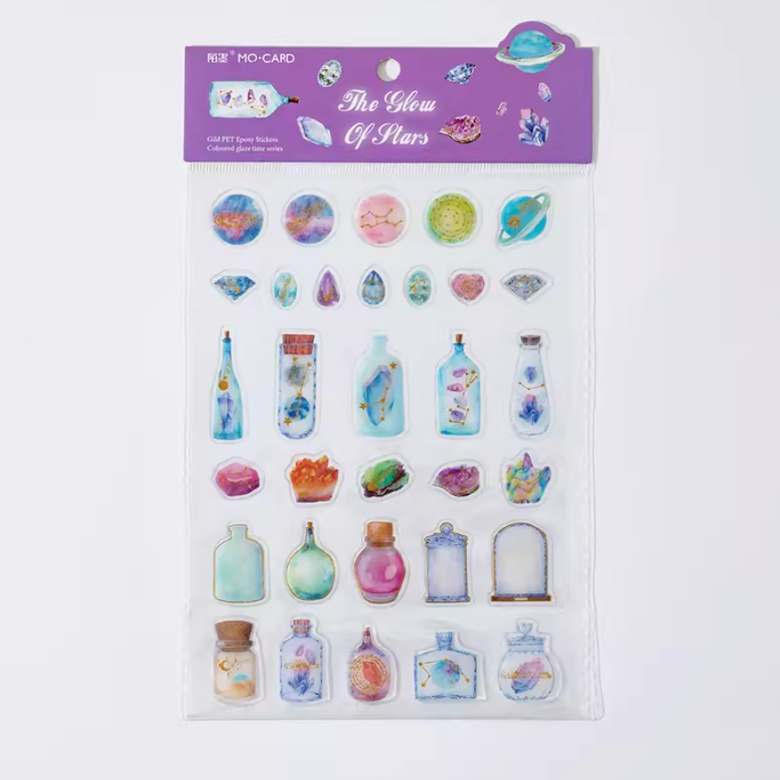 Gild PET Epoxy Sticker Sheet 1 Piece Pack