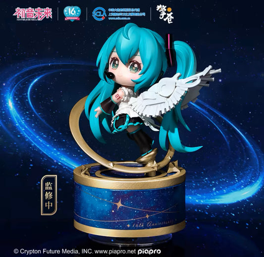 Hatsune Miku Chibi 16th Anniversary Figure with Music Box