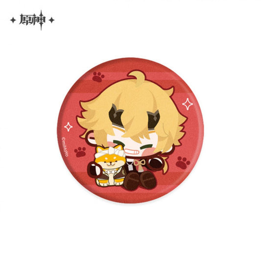 Genshin Impact Fluffy Effect Chibi Badge