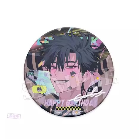 BEMOE Link Click Gorgeous Day Series Tinplate Combo Badge