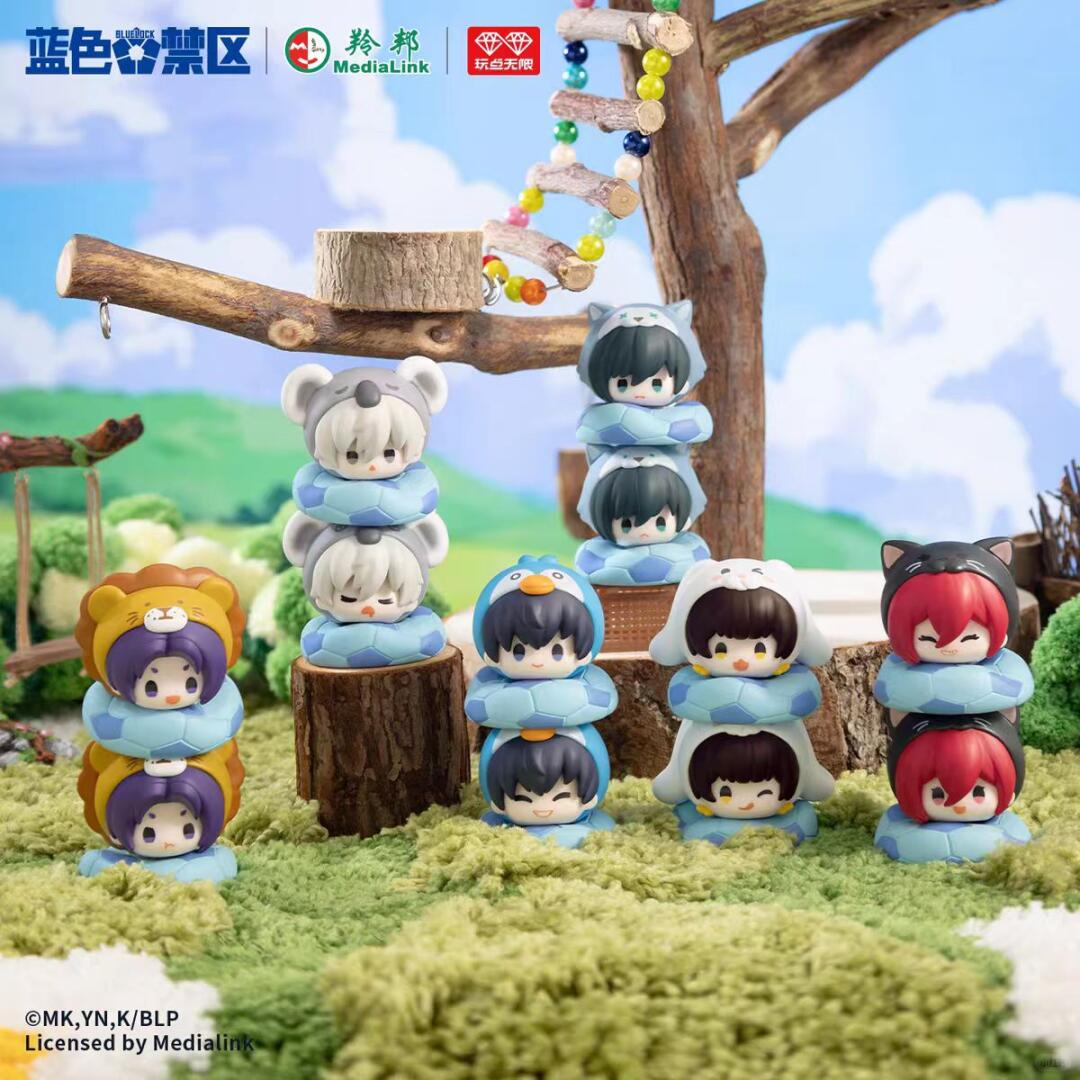 Blue Lock Animal Series Stacking Toys Blind Bag