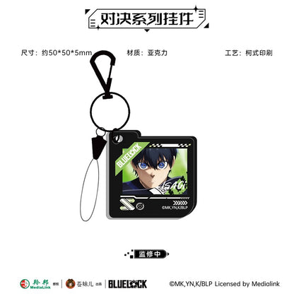 Blue Lock Duel Series Acrylic Keychain