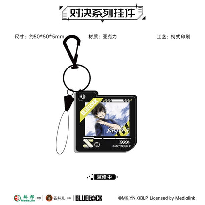 Blue Lock Duel Series Acrylic Keychain