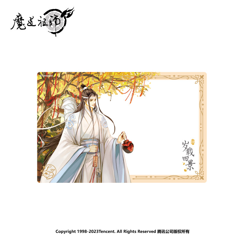 MDZS Seasons Flow Golden Autumn Acrylic Transparent Frame Card