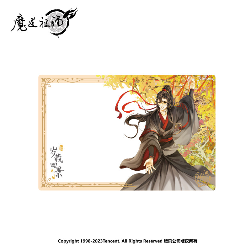 MDZS Seasons Flow Golden Autumn Acrylic Transparent Frame Card