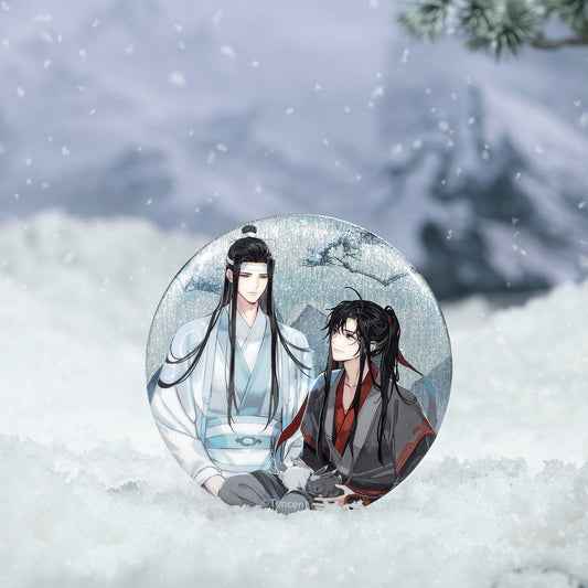 MDZS Snowy Forest Couple Badge