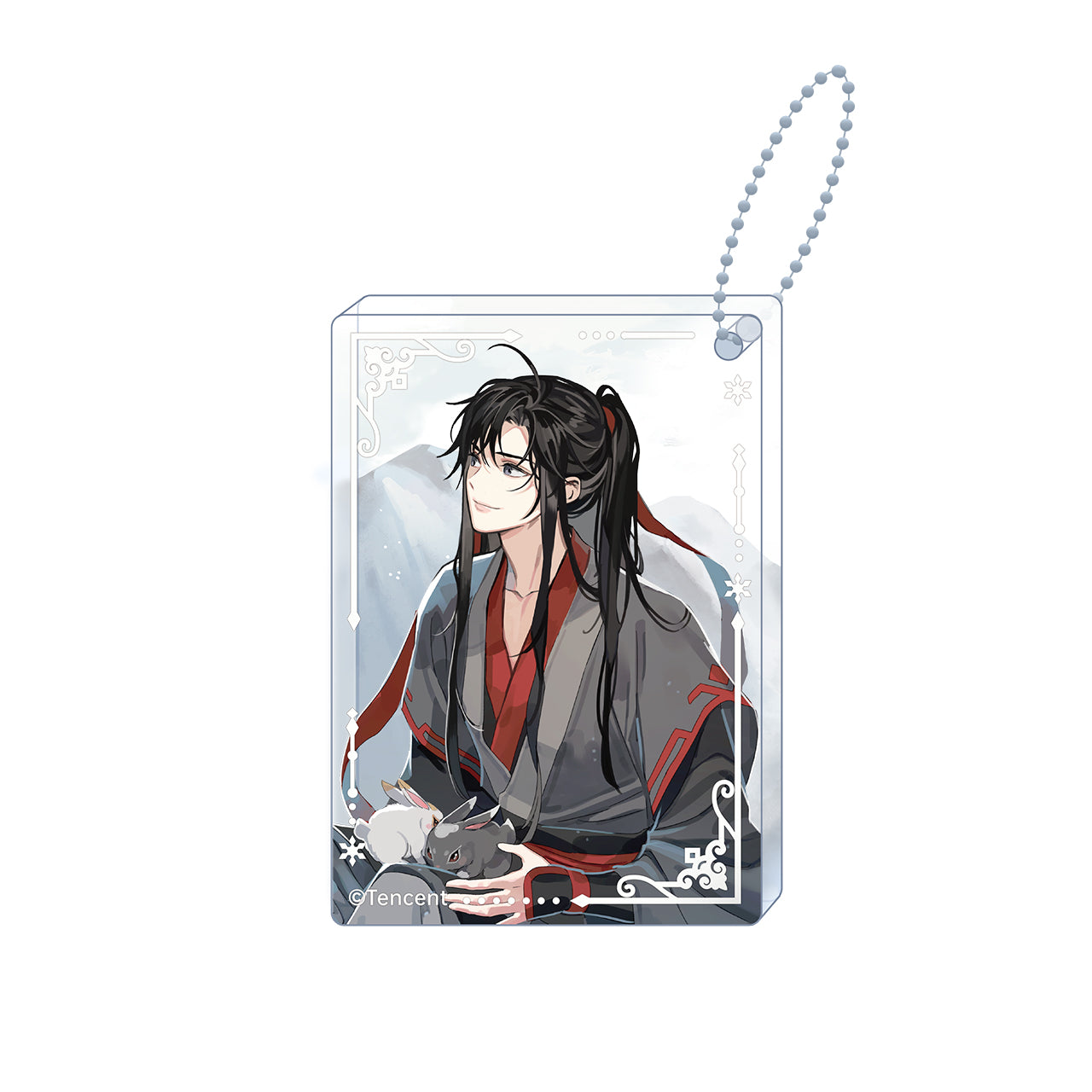 MDZS Snowy Forest Acrylic Keyring