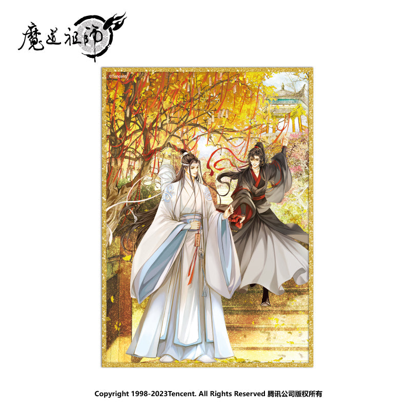 MDZS Seasons Flow Golden Autumn Acrylic Collection Poster