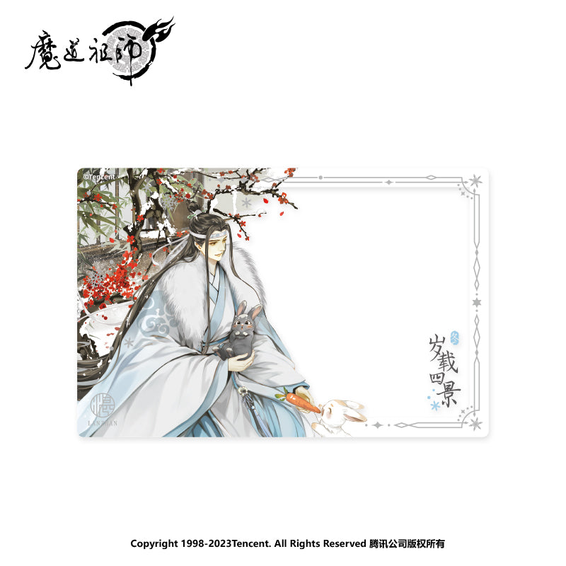 MDZS Seasons Flow  Winter Acrylic Card