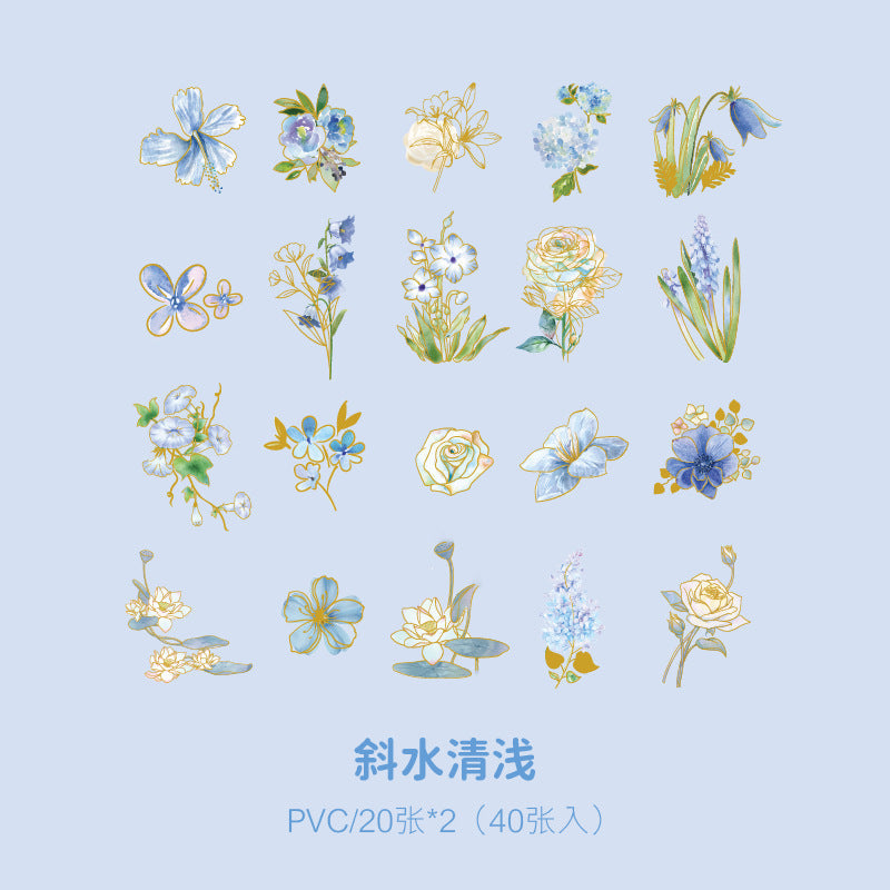 Flower Collection Series Sticker -