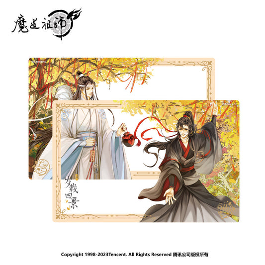 MDZS Seasons Flow Golden Autumn Acrylic Transparent Frame Card